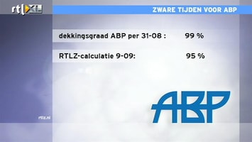 RTL Z Nieuws ABP heeft te weinig geld in kas voor toekomstige pensioeneniciteit