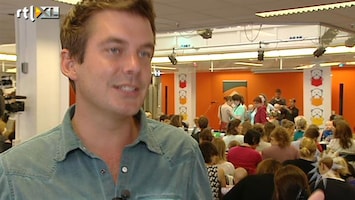 RTL Boulevard Voorleespoging met Ruben Nicolai