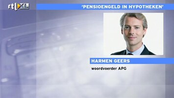 RTL Z Nieuws Pensioenfondsen willen hypotheken alleen overnemen met drievoudigde garanties