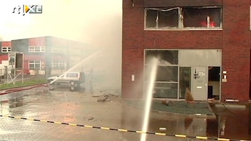 RTL Nieuws Grote brand bij bedrijf in Den Haag