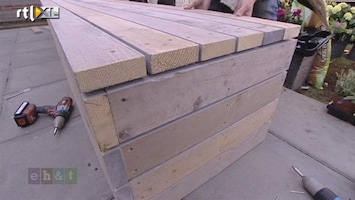 Eigen Huis & Tuin Een bank van steigerhout