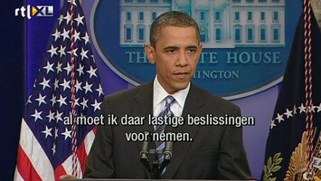 RTL Z Nieuws Obama: ik wil aan de slag, laat Republikeinen maar met goed plan komen