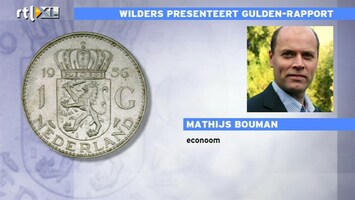 RTL Z Nieuws Bouman: rapport Wilders over gulden lijkt selectief winkelen