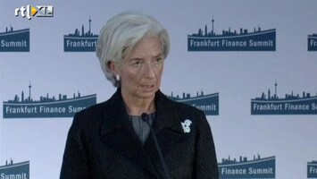 RTL Z Nieuws Lagarde (IMF): steunen oplossingen die kernproblemen aanpakken