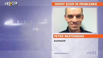 RTL Nieuws Kustwacht: Problemen vrachtschip mogelijk inschattingsfout