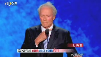 RTL Nieuws Bijzonder harde aanval Clint Eastwood op Obama