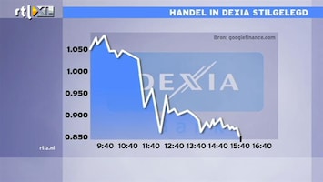 RTL Z Nieuws 17:00 Handel in Dexia opgeschort op last van toezichthouder
