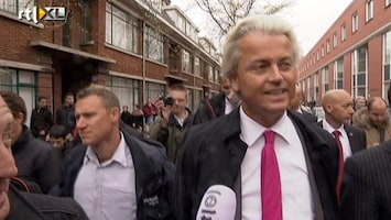 RTL Nieuws Wilders spreekt geen wijkbewoner bij bezoek Schilderswijk