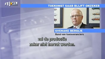 RTL Z Nieuws Leveranciers Saab eisen meer geld: anders zal de produktie niet starten