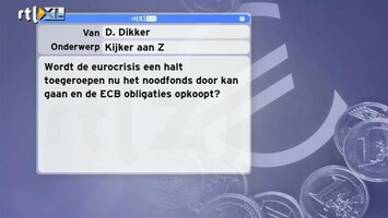 Special: De Kijker Aan Zet Wordt de eurocrisis een halt toegeroepen nu het noodfonds door kan gaan en de ECB obligaties opkoopt?