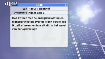 Special: De Kijker Aan Zet Hoe zit het met de energiebelasting en transportkosten over de stroom die ik zelf gebruik?