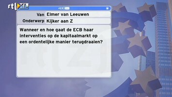 Special: De Kijker Aan Zet Wanneer en hoe gaat de ECB haar interventies op een ordentelijke manier terugdraaien?