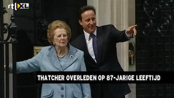 RTL Z Nieuws Britse oud-premier Thatcher overleden