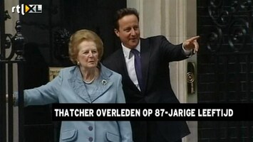 RTL Z Nieuws Britse oud-premier Thatcher overleden