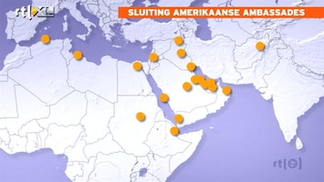 RTL Nieuws Amerikanen sluiten 22 ambassades