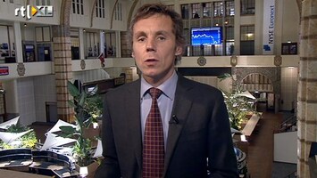RTL Z Nieuws 14:00 AEX klapt hard omlaag op dreiging faillissement Griekenland, alles is rood