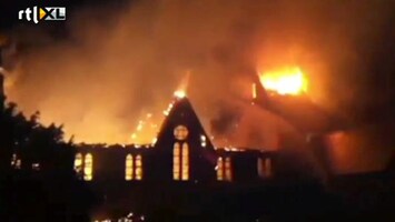 RTL Nieuws Grote brand in kerk Nes