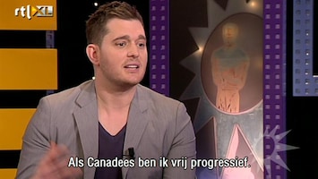 RTL Boulevard Michael Bublé aan de desk!