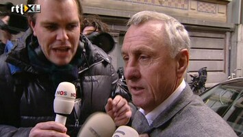 RTL Z Nieuws Cruijff: het is triest dat we hier moeten staan, wij Ajacieden