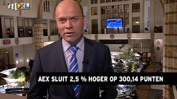 RTL Z Nieuws 17:30 uur: AEX sluit boven 300 punten; rally van de hoop duurt voort