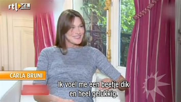 RTL Boulevard Carla Bruni op punt van bevallen