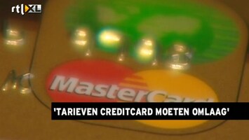 RTL Z Nieuws Tarieven creditcard moeten omlaag