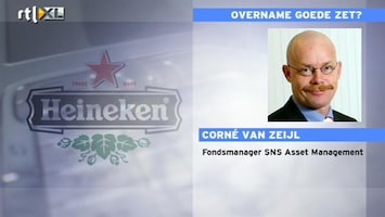 RTL Z Nieuws Corné van Zeijl: Heineken móest bod wel verhogen