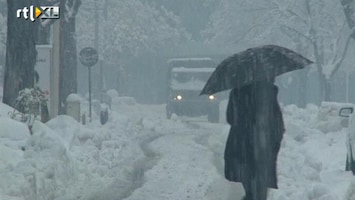 RTL Nieuws Sneeuw legt Montenegro lam