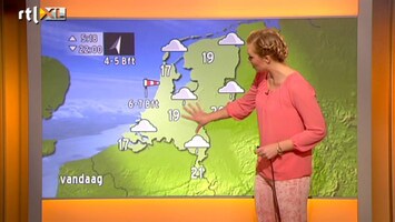 RTL Nieuws Grijs, met regen en harde wind