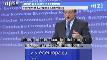 RTL Z Nieuws Barroso hamert op oplossing Griekenland; 2 opties