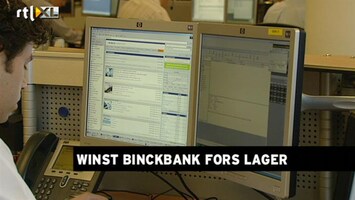 RTL Z Nieuws BinckBank ziet winst fors zakken
