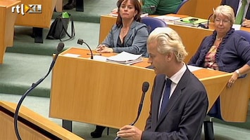 RTL Nieuws Geert Wilders: 'U kunt allemaal de boom in'