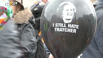 RTL Nieuws Thatcher-haters vieren feest in Londen