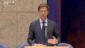 RTL Nieuws Veel kritiek op Rutte over Europees geluid