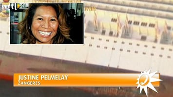 RTL Boulevard Justine Pelmelay over drama cruiseschip