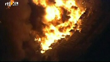RTL Nieuws Explosies na brand in gasflessenfabriek