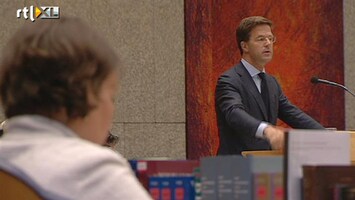 RTL Z Nieuws Kamer steunt Rutte over afspraken op Eurotop, wel met veel kritek