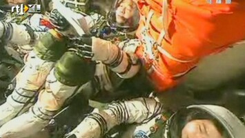 RTL Nieuws Chinese astronauten veilig geland