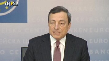 RTL Z Nieuws Vragen aan Mario Draghi over rentebesluit