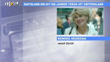 RTL Z Nieuws Duitsers betalen 21% tot 41% belasting op zwart spaargeld in Zwitserland
