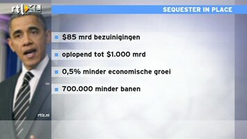 RTL Z Nieuws 09:00 'Sequester-deal' VS drukt koersen