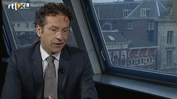 RTL Z Nieuws Dijsselbloem: wanbestuur SNS is moeilijk vast te stellen
