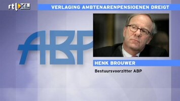RTL Nieuws ABP: 14 procent verlaging onwaarschijnlijk
