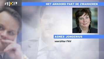 RTL Z Nieuws Zure Jongerius: akoord is alleen maar een brief