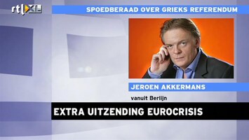 RTL Z Nieuws Akkermans: Griekse crisistop Merkel en Sarkozy