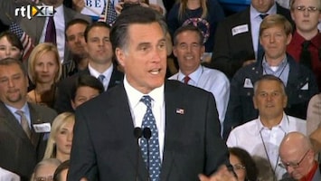 RTL Z Nieuws Kandidaat Mitt Romney: "Obama u bent gekozen om te leiden, ga weg"