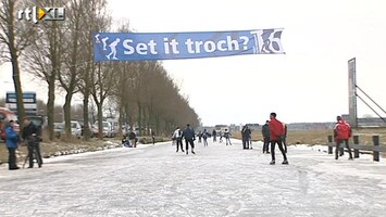 RTL Nieuws Friesland schaatst kater weg