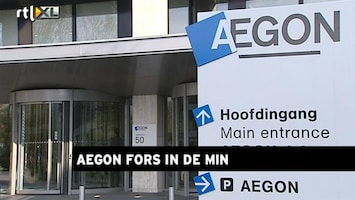 RTL Z Nieuws Aegon grote verliezer op de beurs