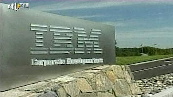 RTL Z Nieuws Goede winstcijfers IBM; toch zijn beleggers bezorgd