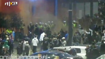RTL Nieuws Ophef na rellen bij Feyenoord